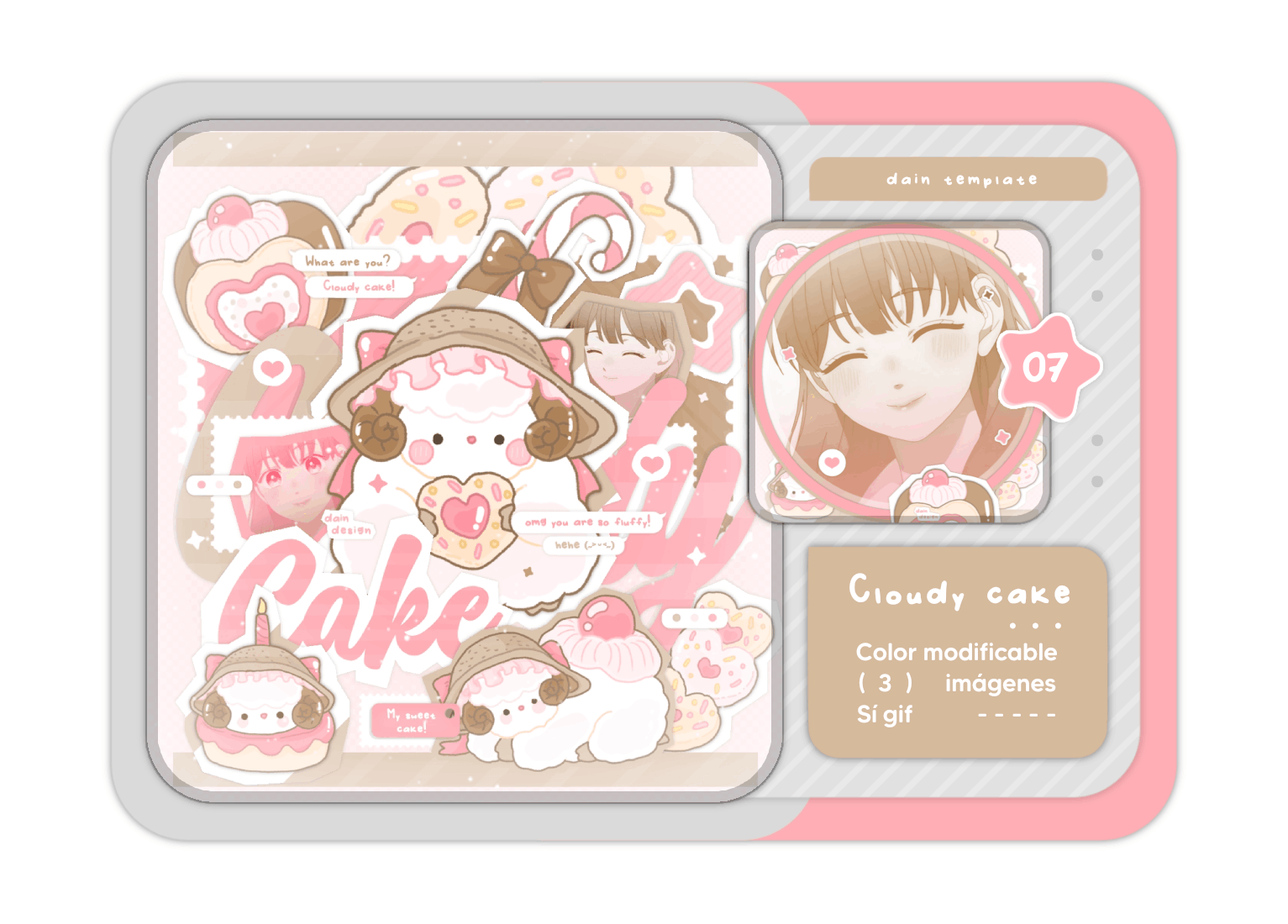Cloudy cake!